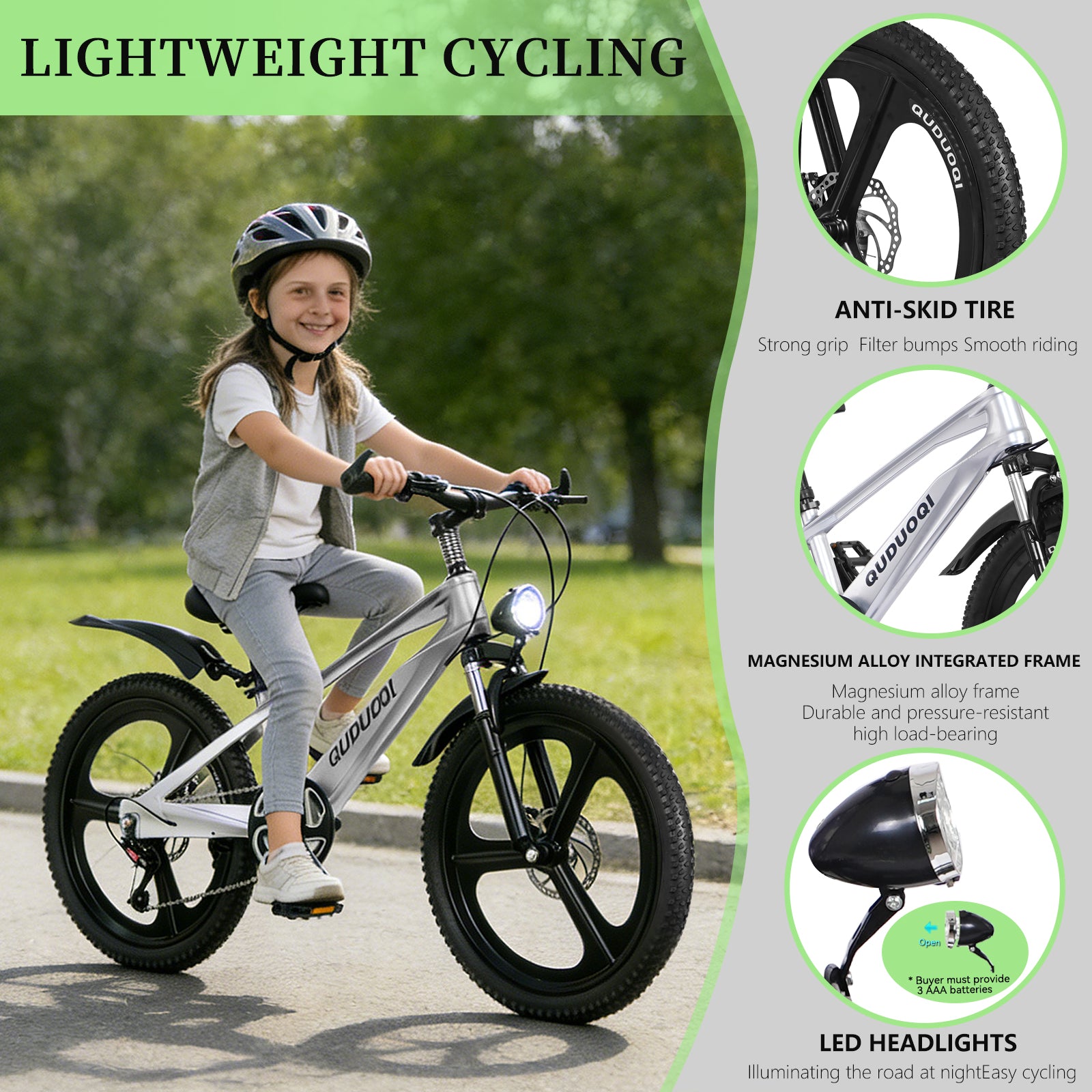 FKZNPJ 20 Inch Kids Mountain Bike