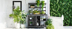 TOPMAX 66'' Large Outdoor Farmhouse Wooden Potting Bench
