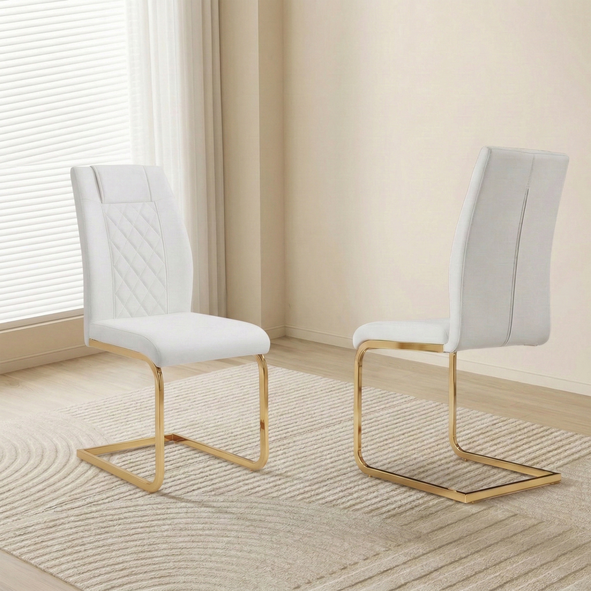 High-Back Dining Chairs Set of 4