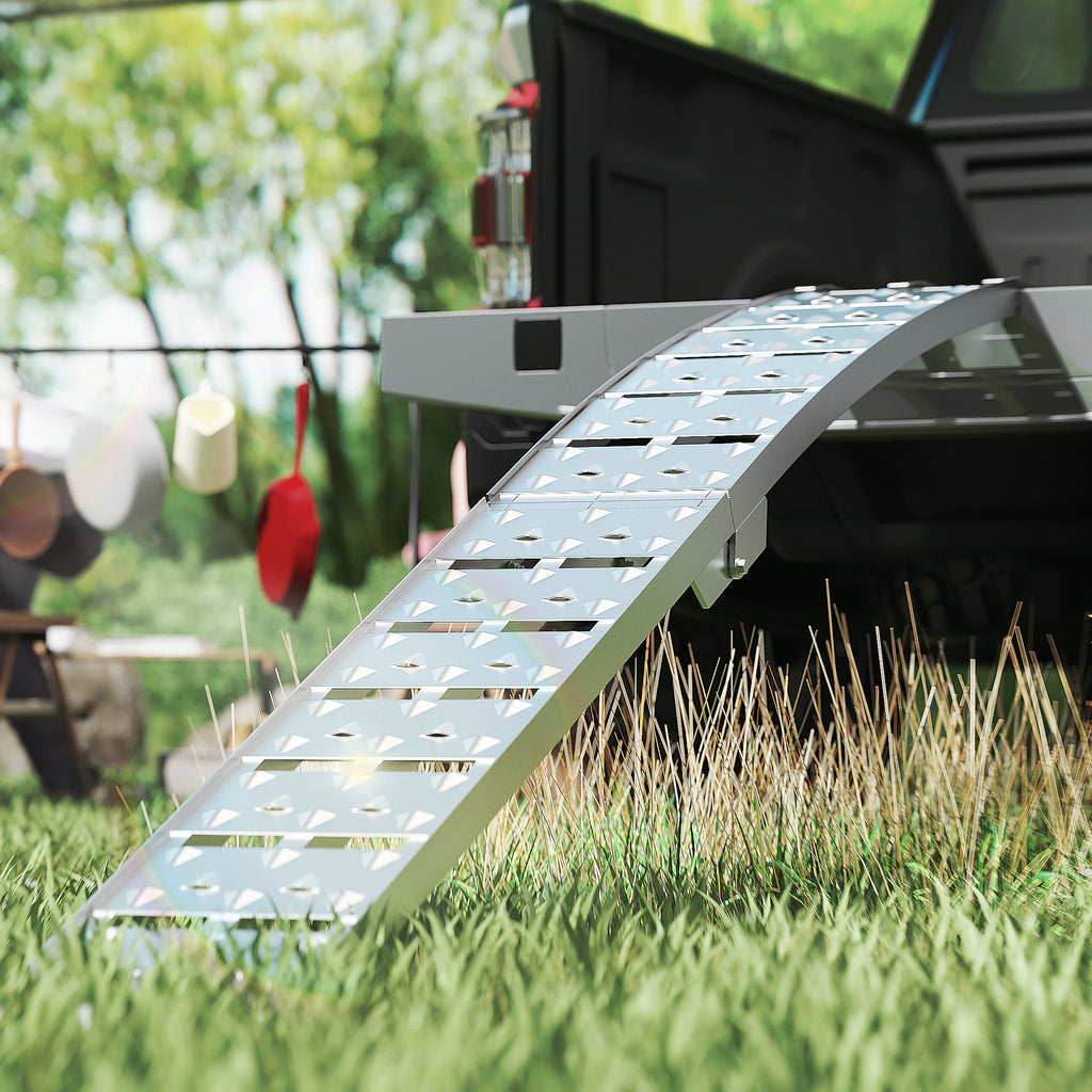 7.5FT Heavy Duty Aluminum Loading Ramp Set for Pickup Trucks