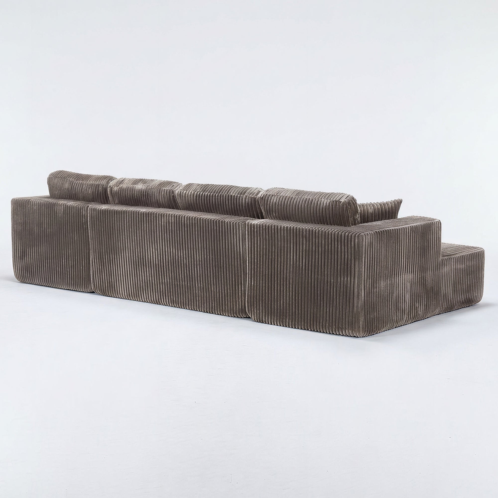 U Shape Modular Sectional Sofa - Khaki