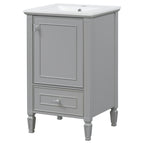 20" Bathroom Vanity with Ceramic Sink