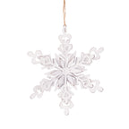 Iron Snowflake Hanger - Set of 6 Holiday Ornaments