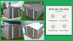 10x12FT Outdoor Storage Shed