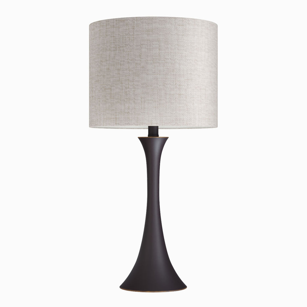 24" Contemporary Metal Table Lamp in Oil Rubbed Bronze