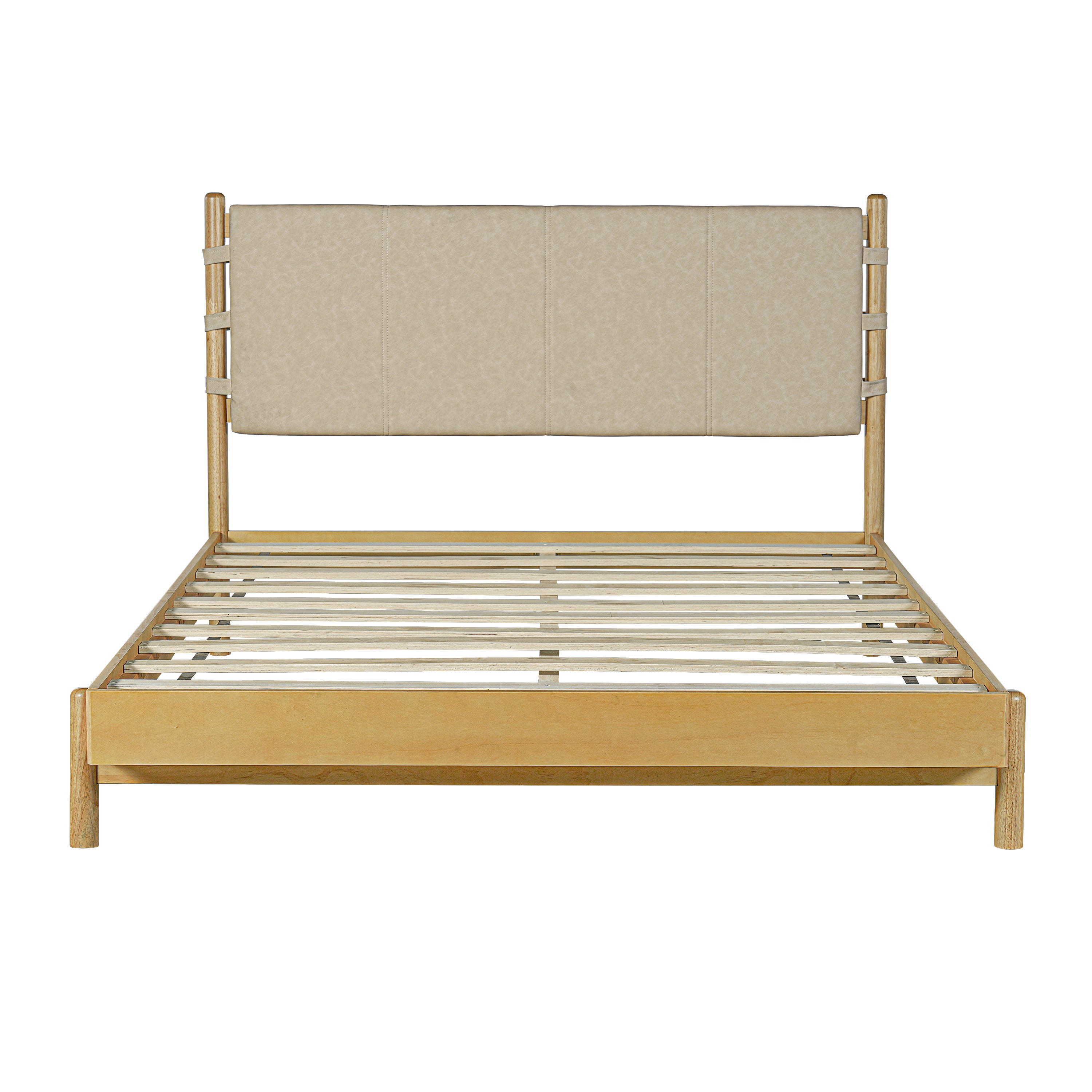 Premium Rubber Wood Platform Bed Frame