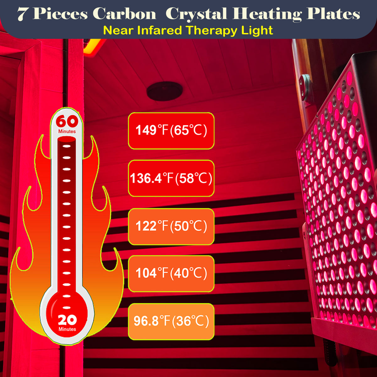 Two Person Far Infrared Corner Sauna Room