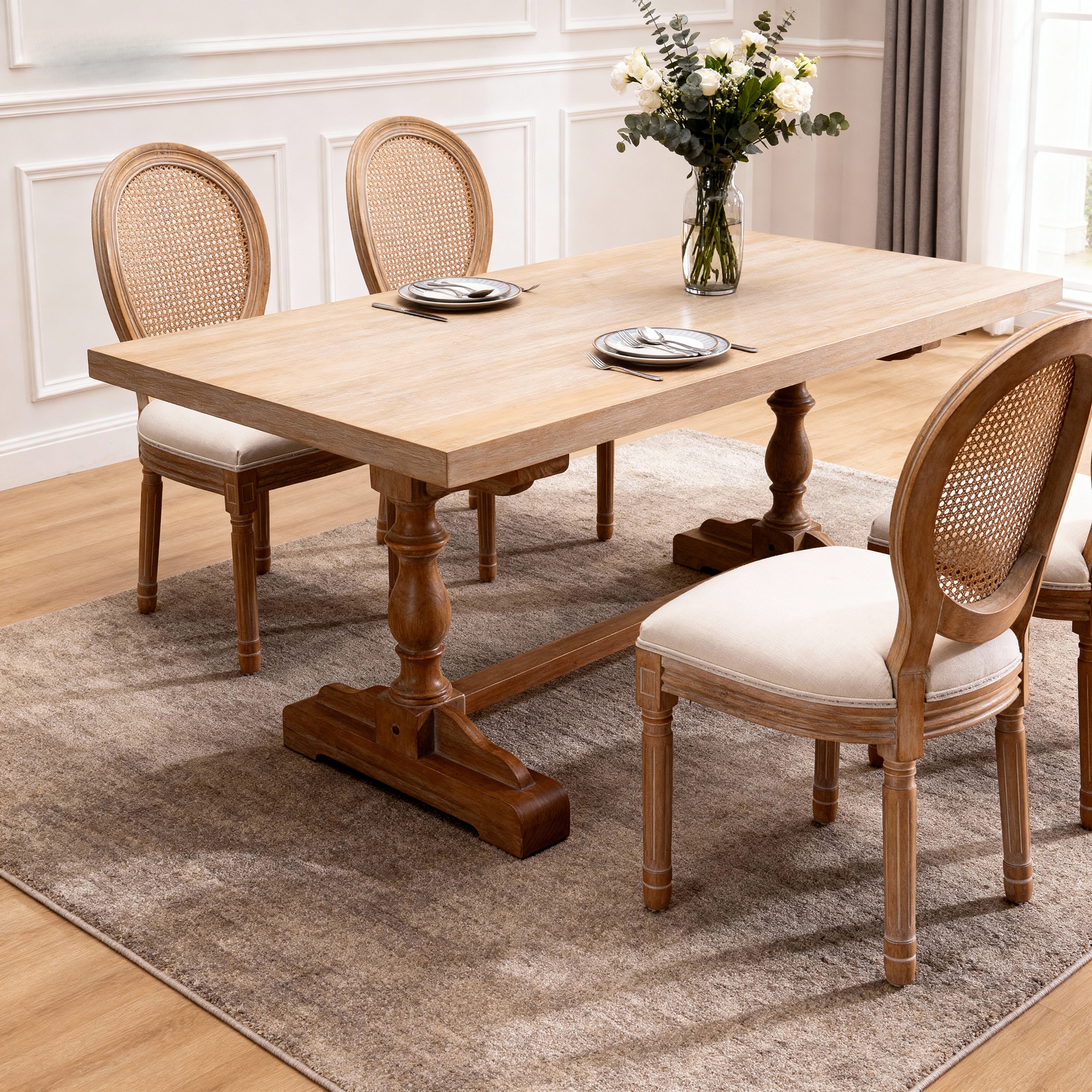 French Style Solid Wood Frame