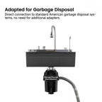 Pull-out Faucet Single Bowl Kitchen Sink