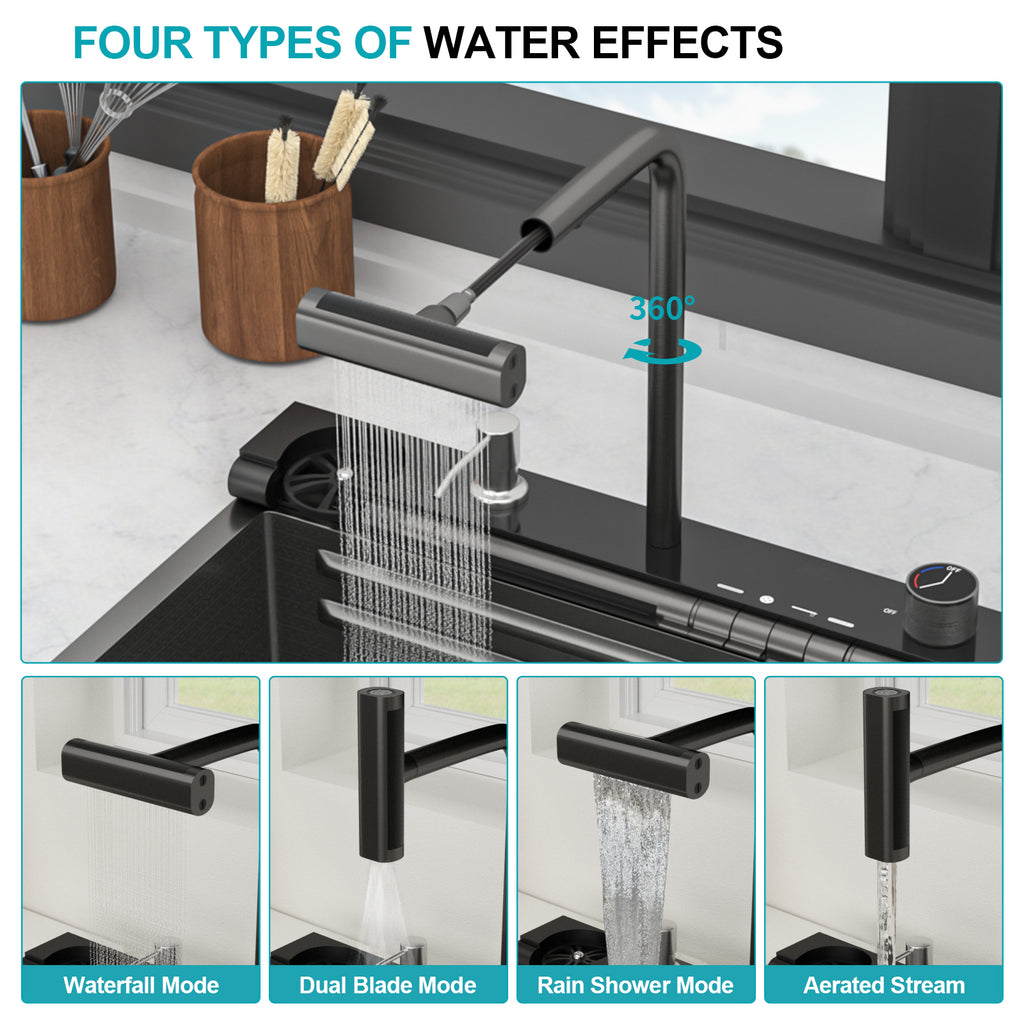 30" Gunmetal Kitchen Sink