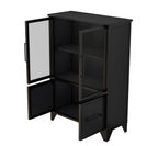 Storage Cabinet With 4 Iron Doors