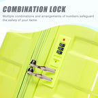 3-Piece Gradient Color Spinner Wheel Luggage Set
