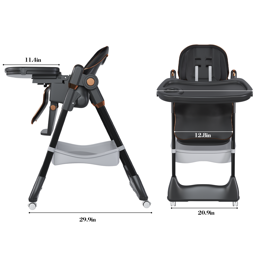 Adjustable Baby High Chair 0-6 Years