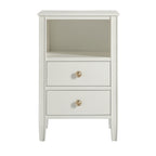 Winston 2-Drawer Storage Nightstand - Antique