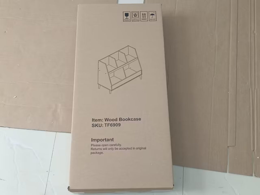 Kids Bookshelf and Toy Organizer