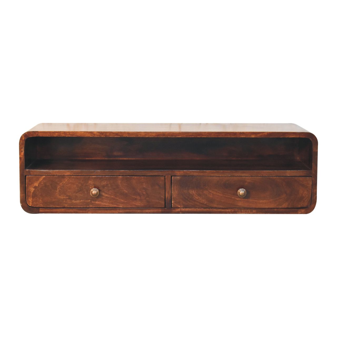 Solid Wood Floating Console Table
