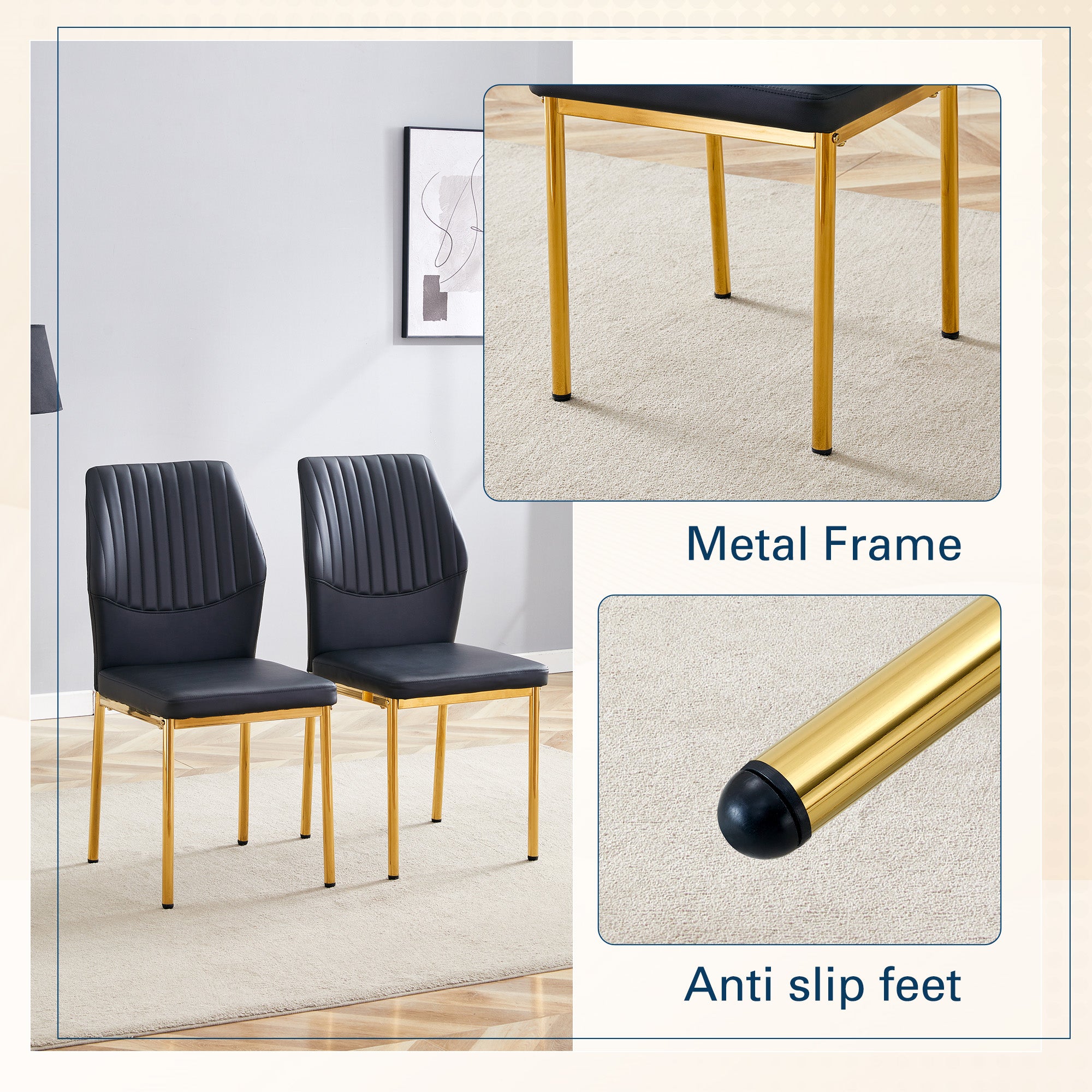 4-Piece Set of Dining Seating