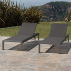 Cape Coral KD Chaise Lounge Grey (Set of 2)