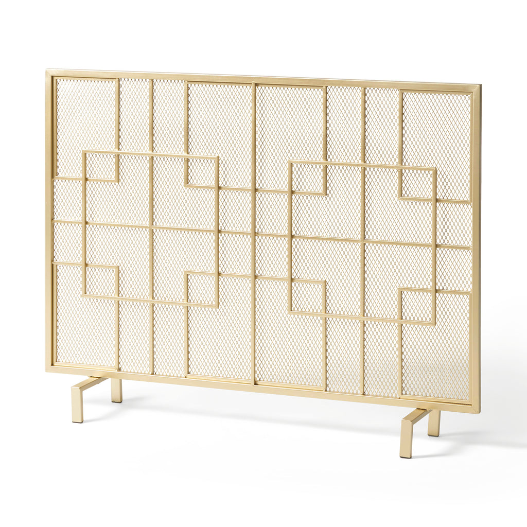 Dorothy Modern Iron Fire Screen