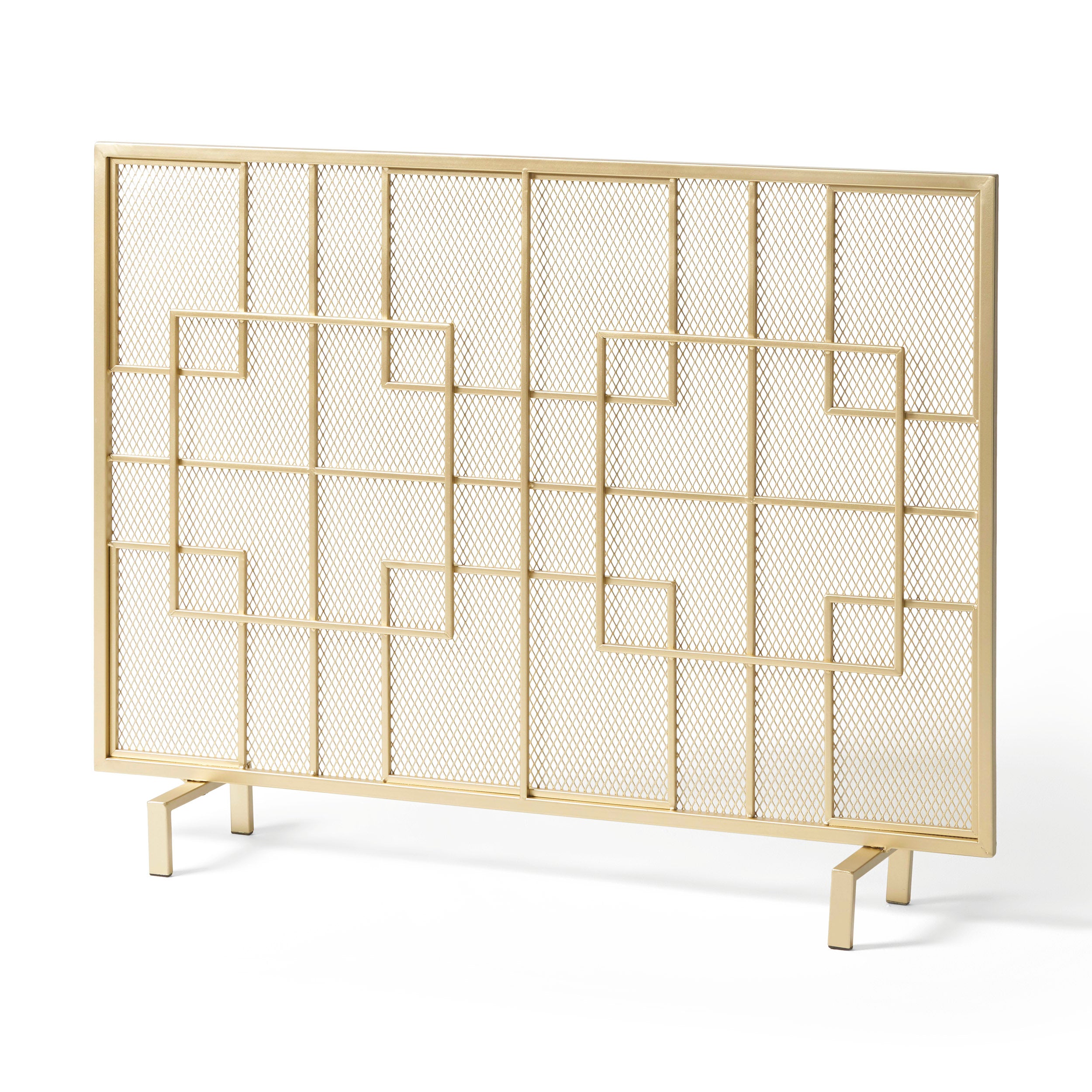 Dorothy Modern Iron Fire Screen