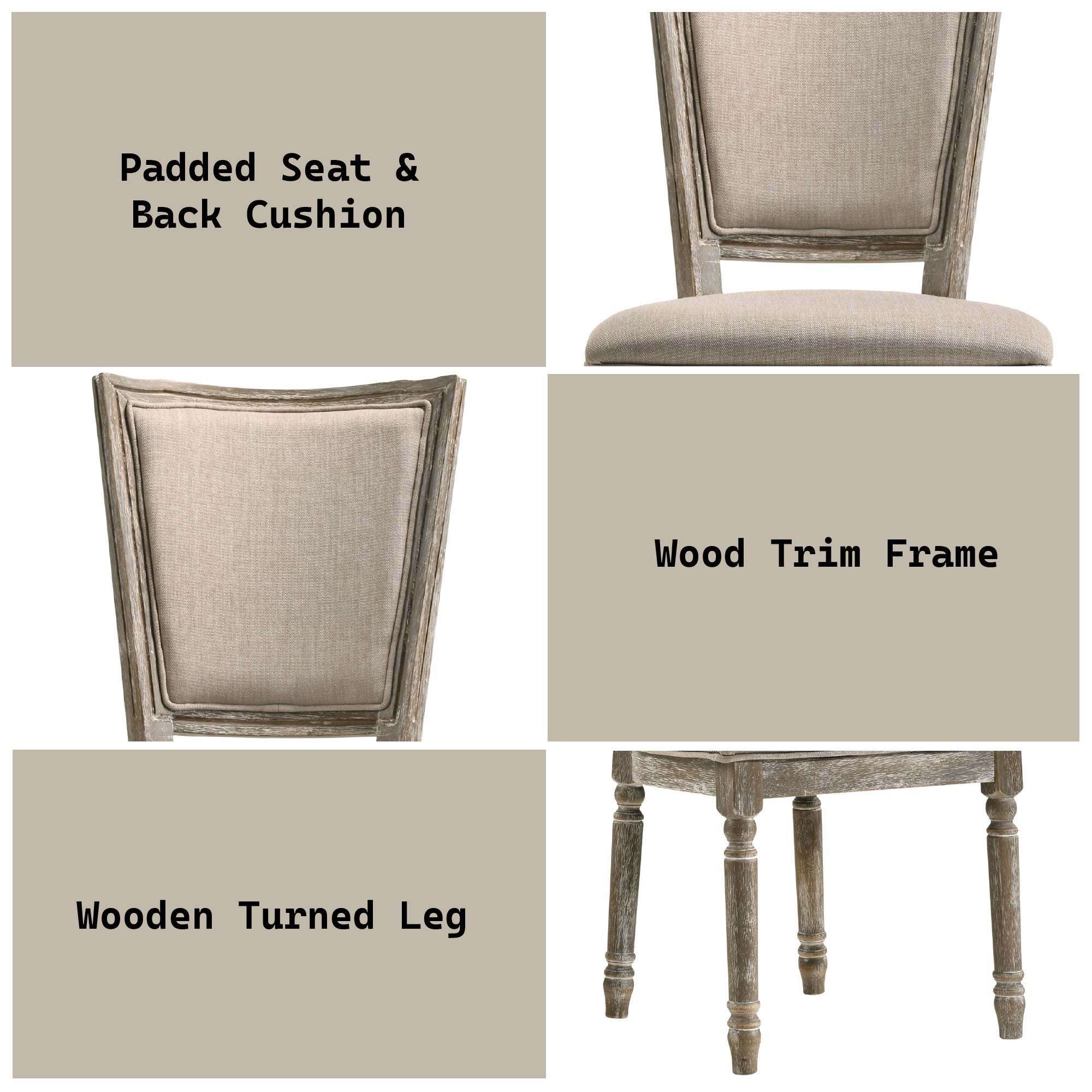 Gabrian Two-Tone Dining Seating