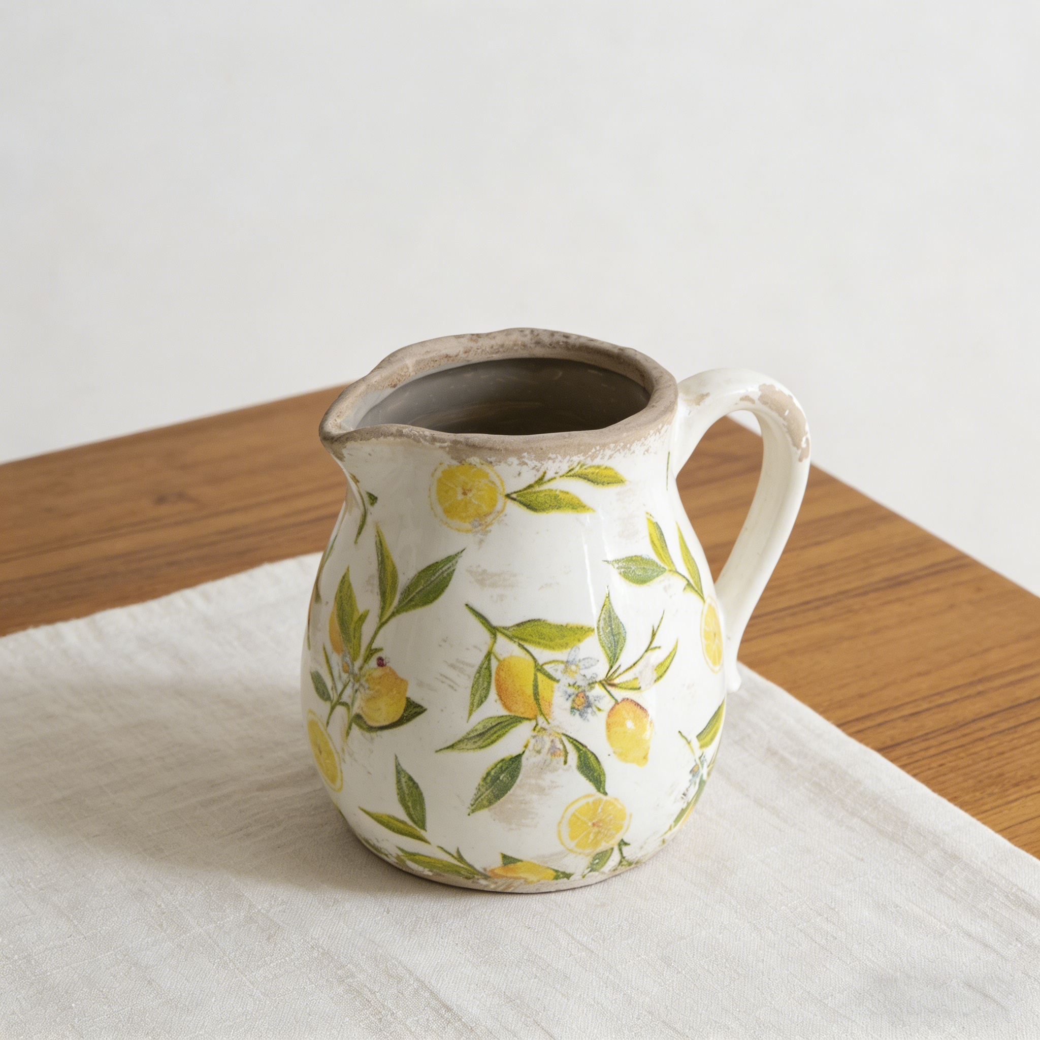 Ceramic Round Pitcher Vase