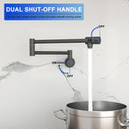 Pot Filler Faucet - Wall Mount Kitchen Sink Faucet