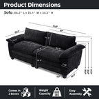 Living Room Furniture Big Loveseat Luxury Couch