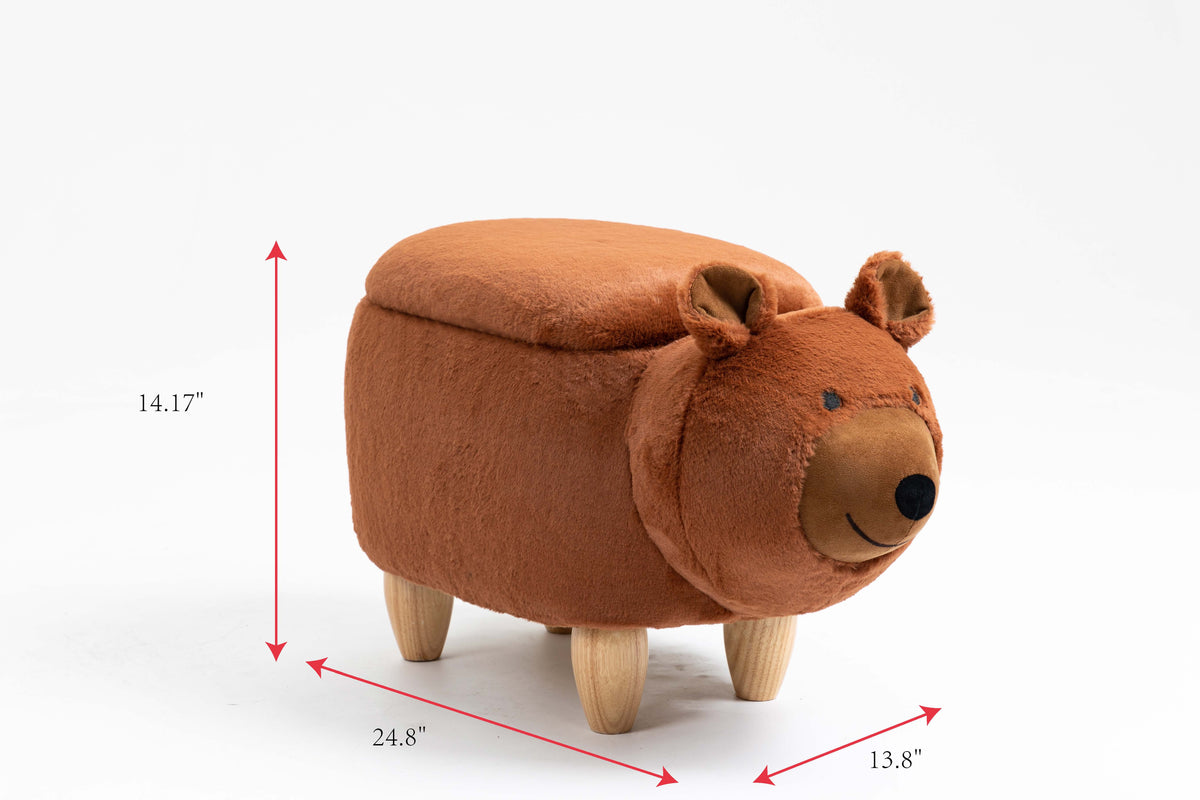 Blake the Bear Storage Ottoman