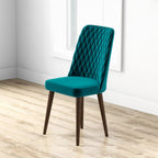 Katie Mid-Century Modern Velvet Dining Chair (Set of 2)
