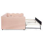 Full Size Cozy Gingham Daybed with Twin Size Trundle