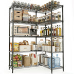 5 Tiers Metal Storage Shelves - Load 1500LBS
