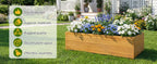Solid Fir Wood Raised Garden Bed with Liner