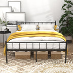 Queen Size Bed Frame With Headboard & Footboard