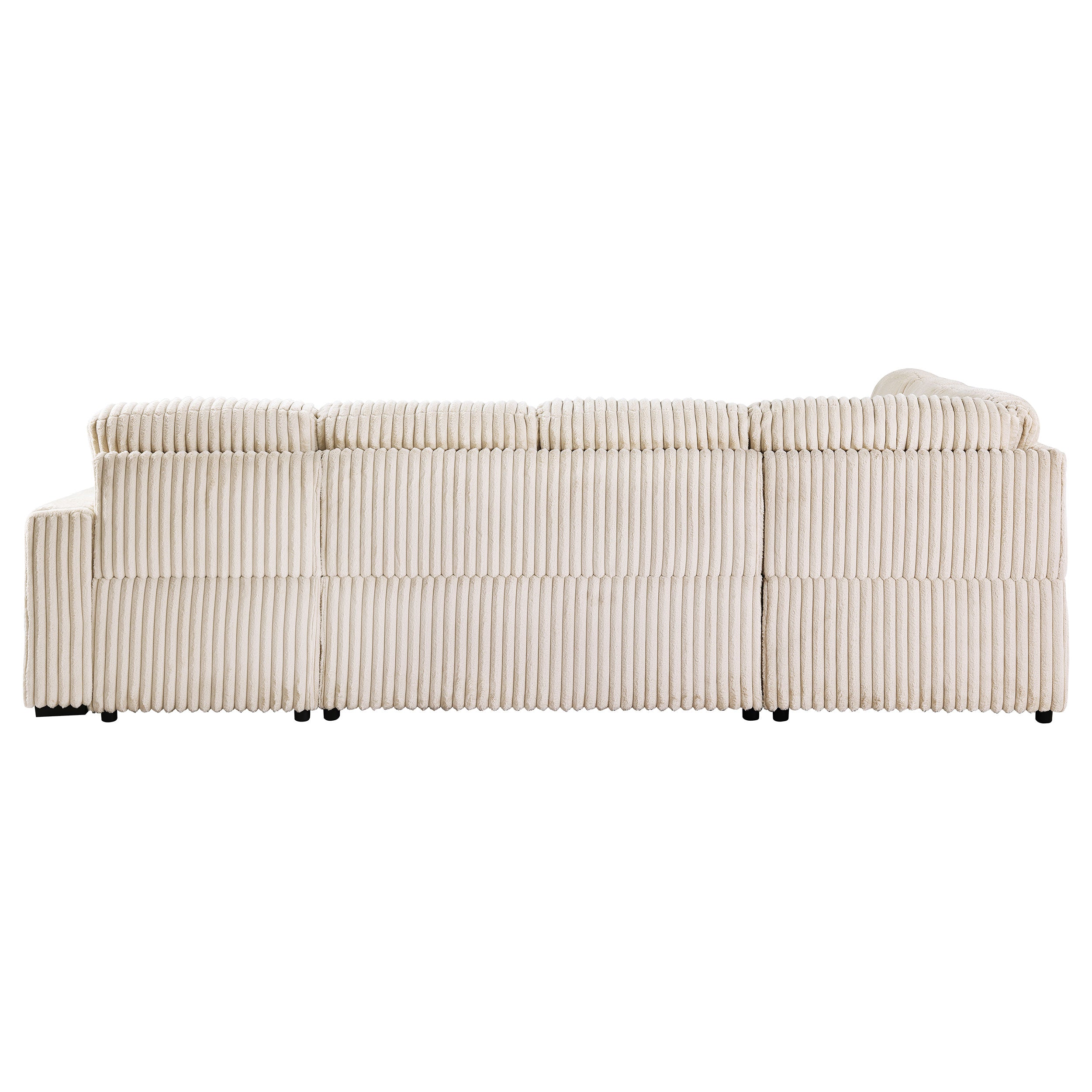 Devonshire Sleeper Sectional Sofa Storage Chaise Camel-