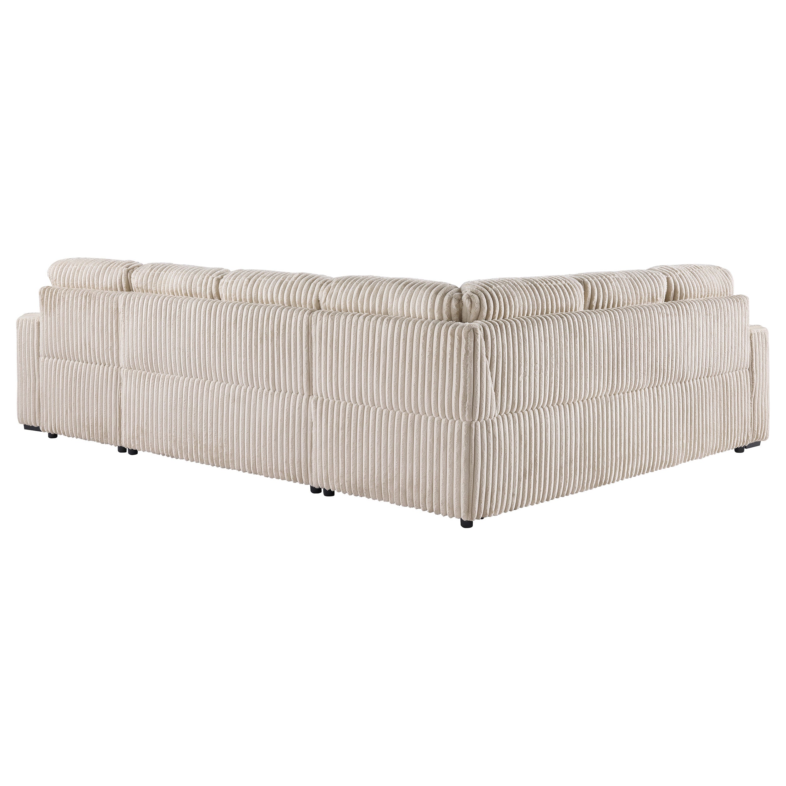 Devonshire Sleeper Sectional Sofa Storage Chaise Camel-