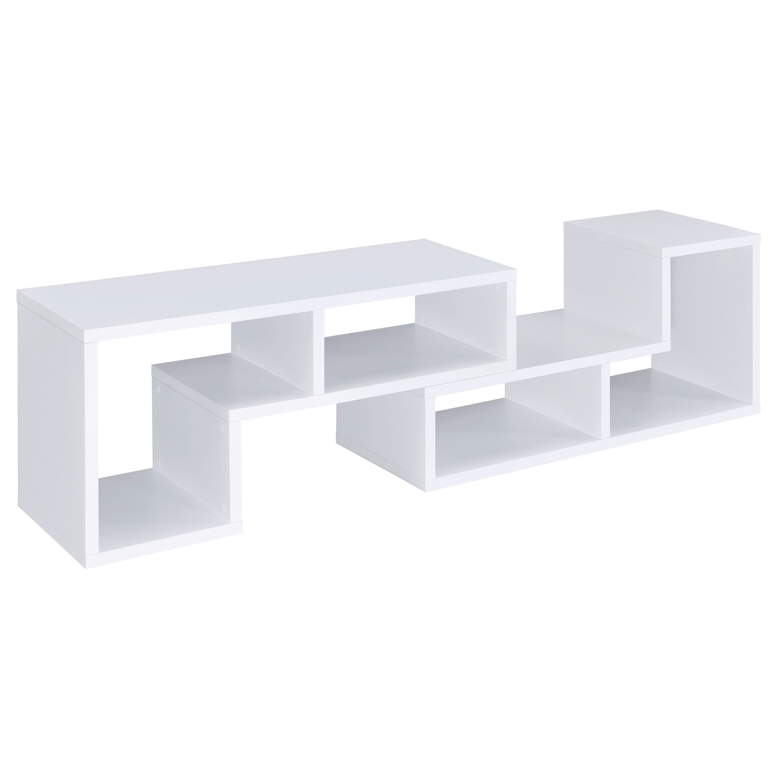White Convertible Bookcase