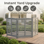 3-Panel Outdoor Air Conditioner Fence