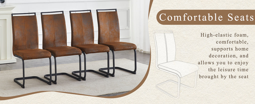 Set of 4 Vintage Dining Chairs