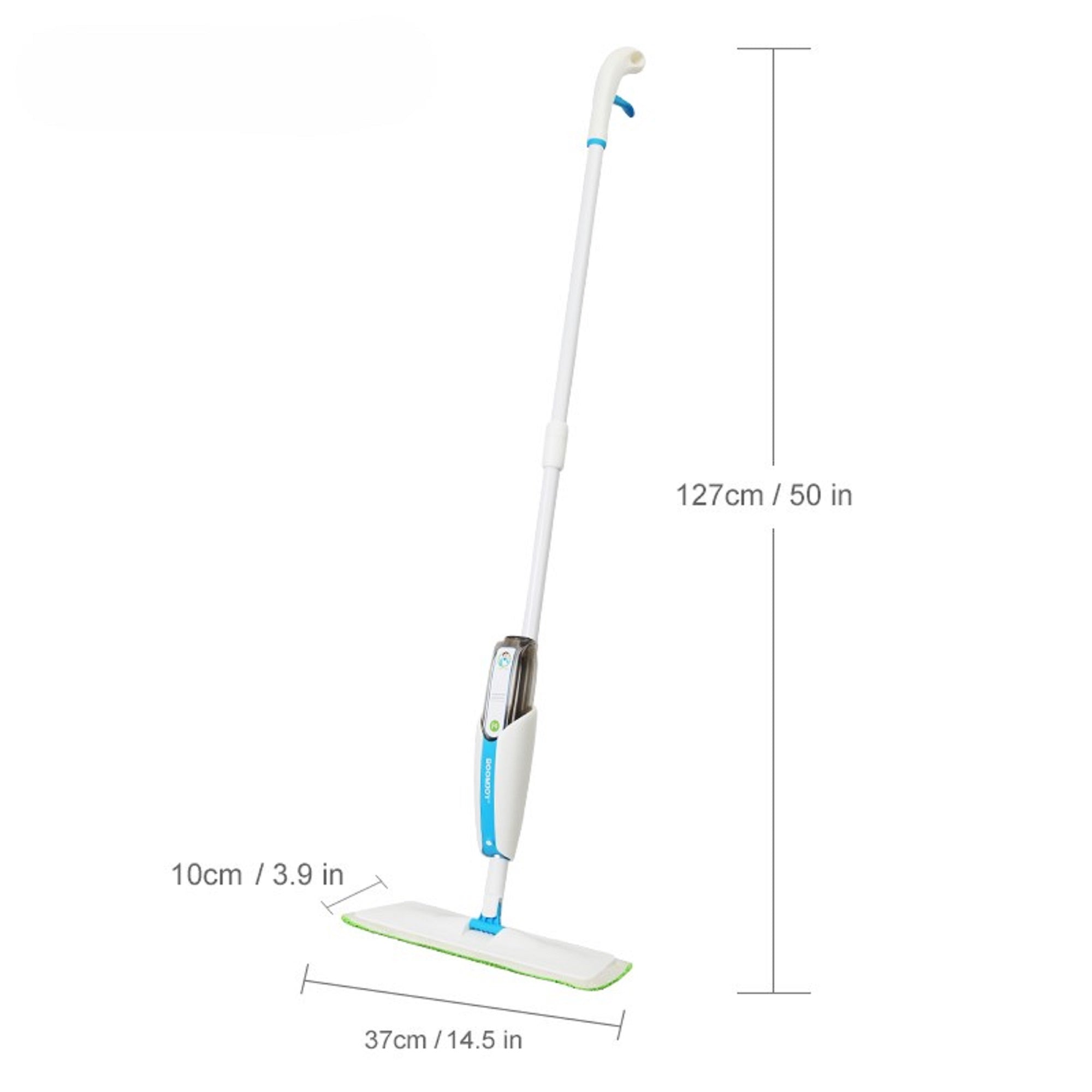 Washable Mat Spray Mop - Superfine Fiber Mop with Reusable Bottle
