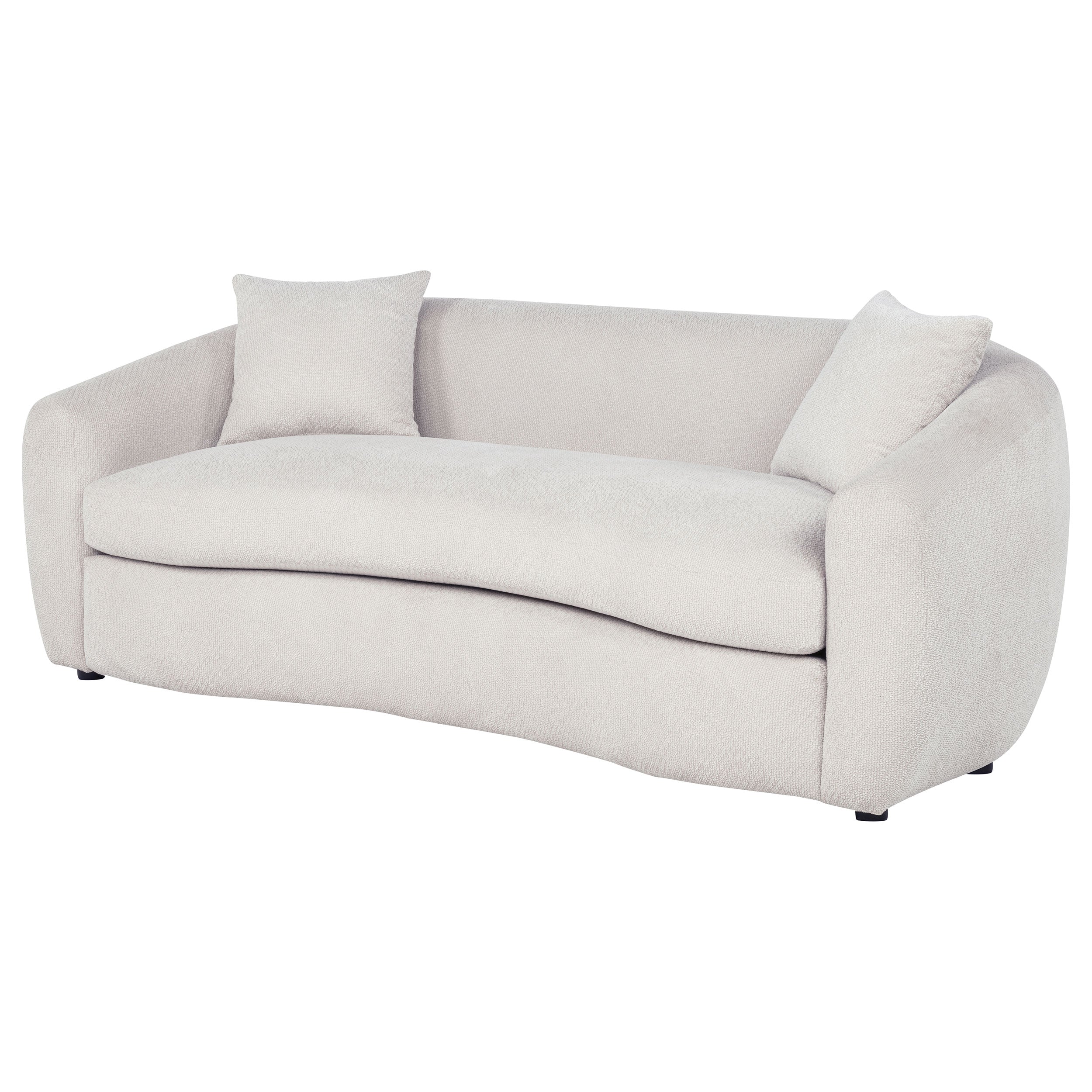 Isabella Fabric Upholstered Sofa Sand-
