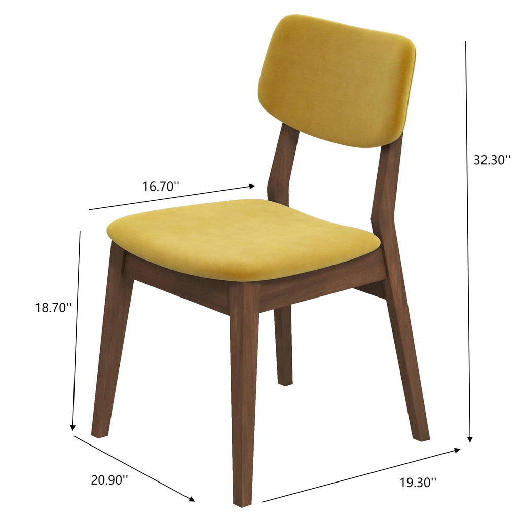 Carlos Dark Dining Chairs - Set of 2