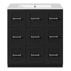 30-Inch Bathroom Vanity with Undermount Sink and Drawers
