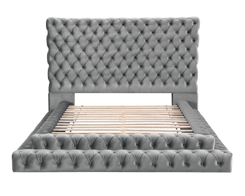 Contemporary Style Fully Upholstered Frame