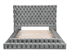 Contemporary Style Fully Upholstered Frame
