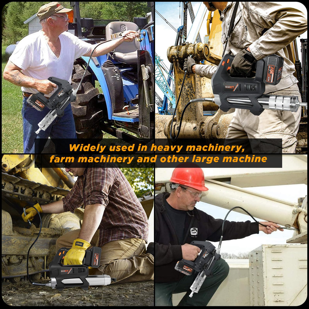 Heavy Equipment Grease Gun Cordless