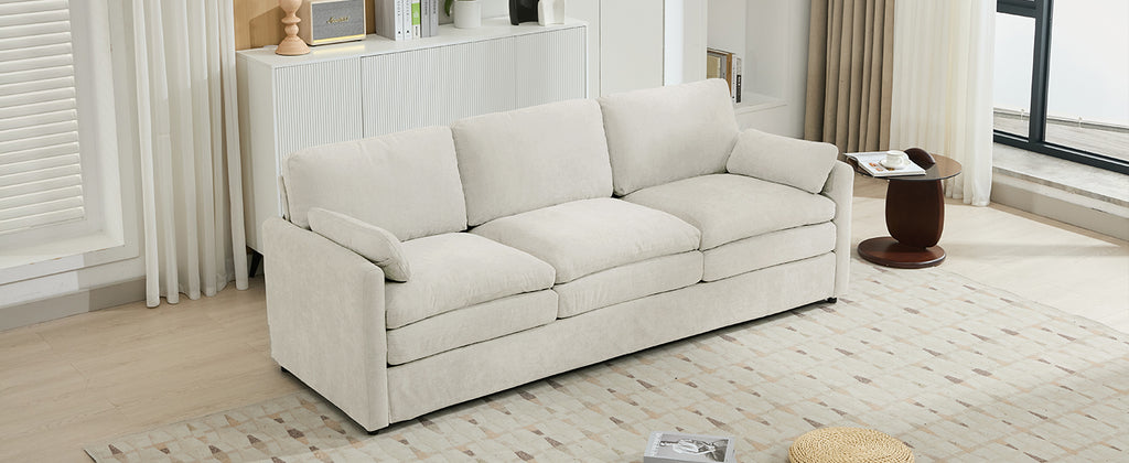 89" Cozy Upholstered 3-Seater Sofa