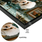 Framed Bathroom Decor - Cute Puppy Wall Art