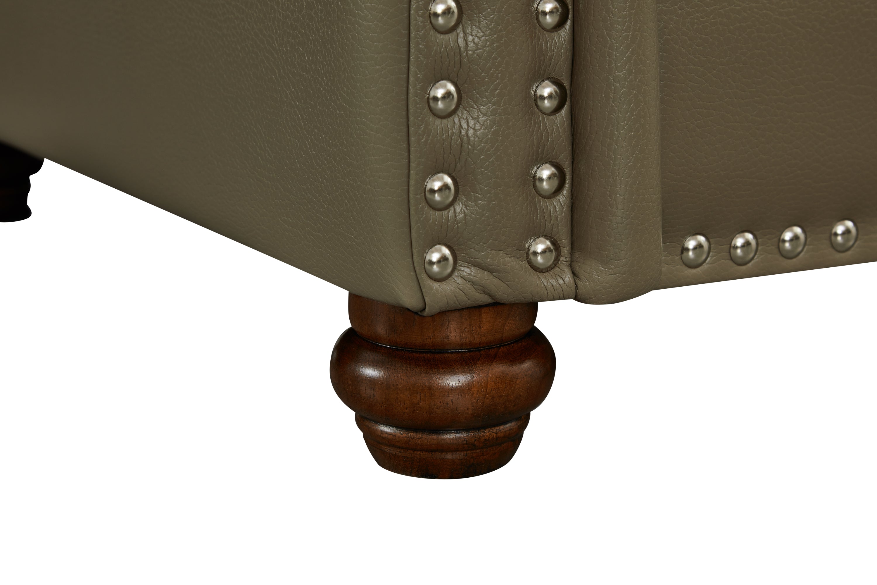 Elegant Leather Accent Chair