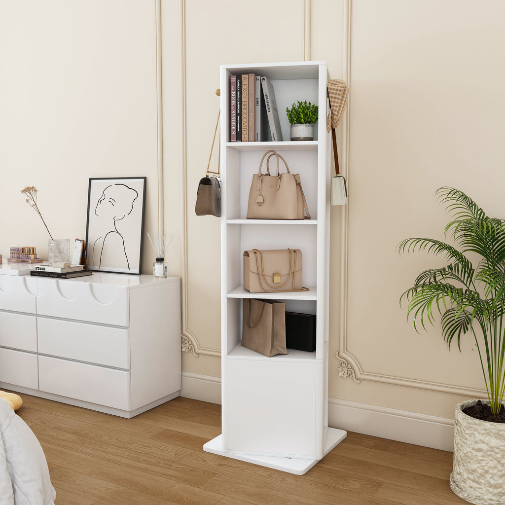 360° Rotating Makeup & Jewelry Cabinet